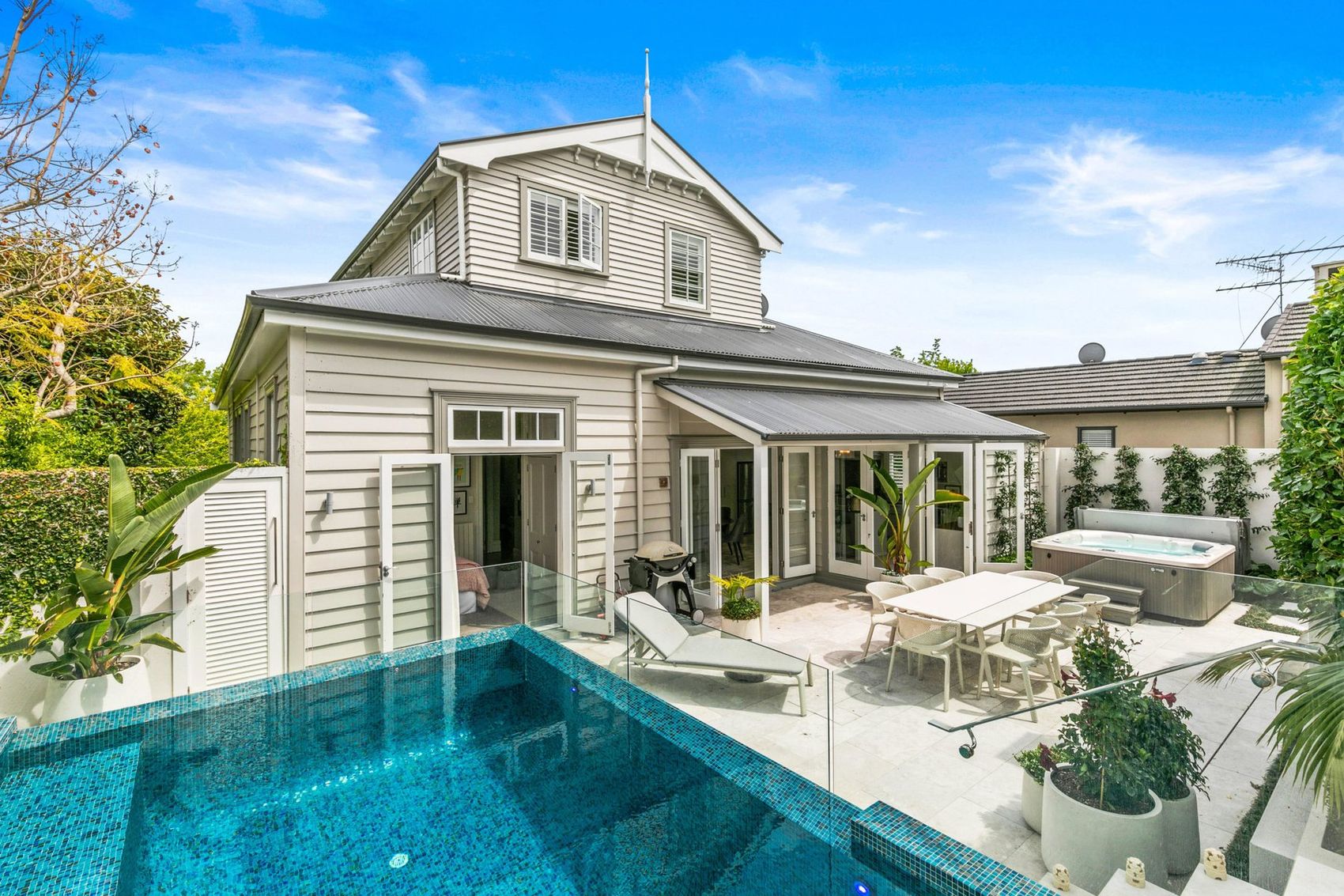 A completed Lanzpec garden landscaping project in Auckland